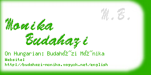 monika budahazi business card